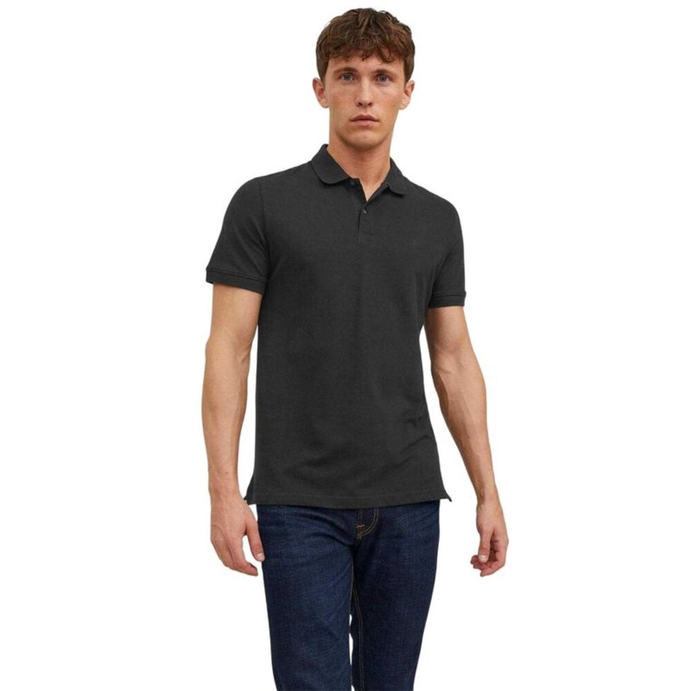 Jack And Jones Mens Basic Polo Shirt / Black